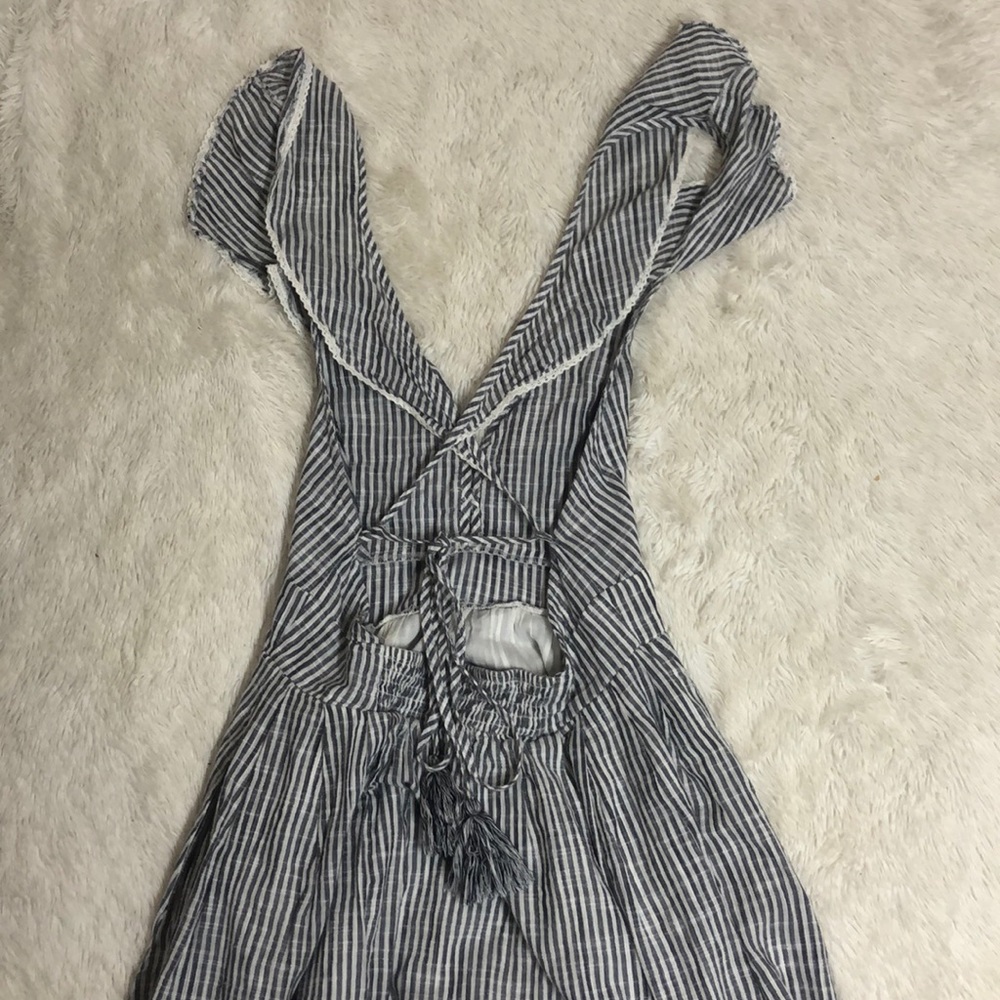 Free People Grey Heartlines Mini Dress - Picture 7 of 8